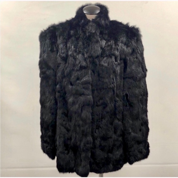 LUXURY RABBIT FUR COAT - Picture 14 of 15
